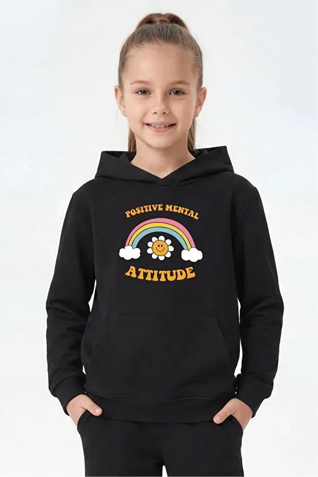 Детский комплект свитшотов с принтом Panios Kids, Navy Black Smoked — фото 3