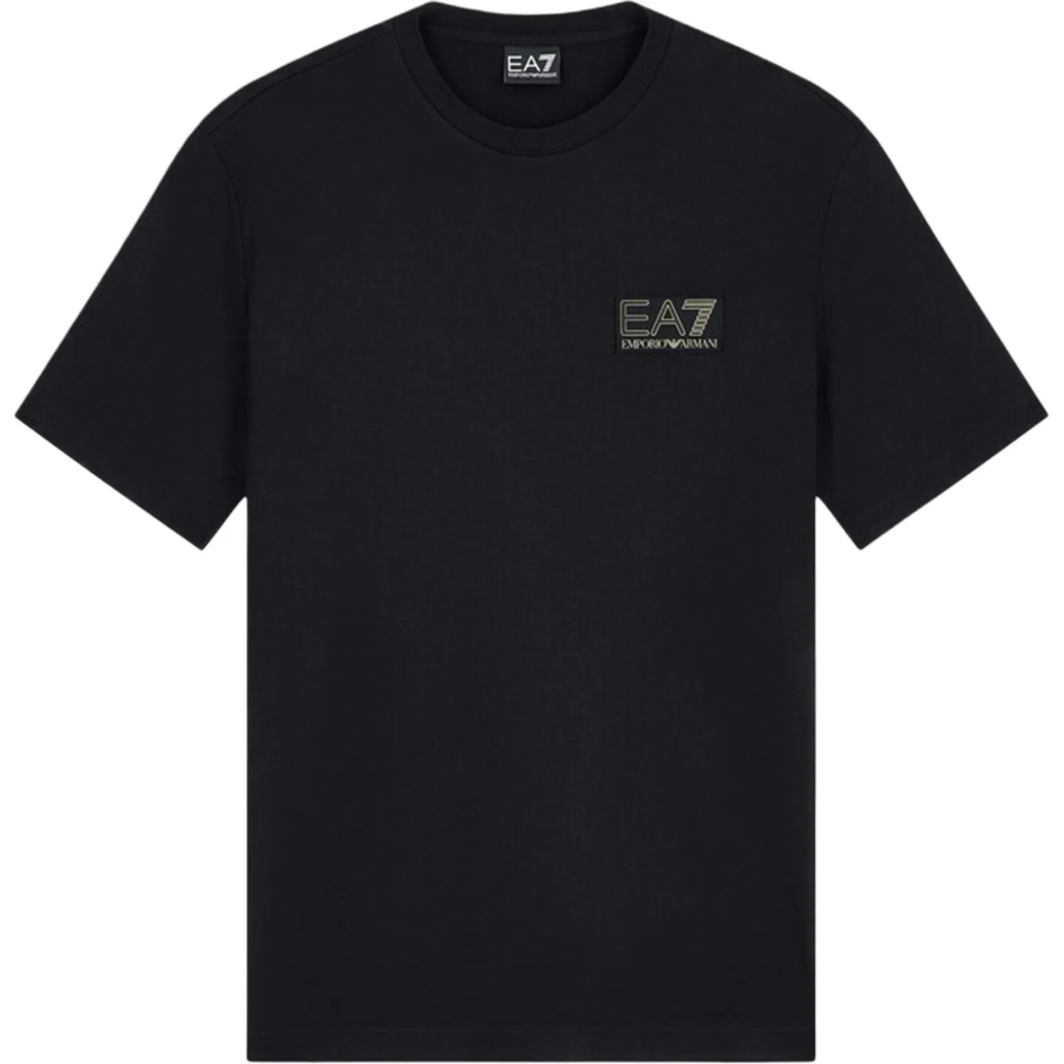 Мужская футболка хлопковая EMPORIO ARMANI EA7, Black