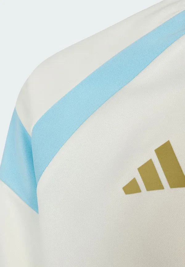 Футболка Messi House of Tiro для детей и мужчин - одежда национальной сборной Adidas Performance, синий/кремовый — фото 4