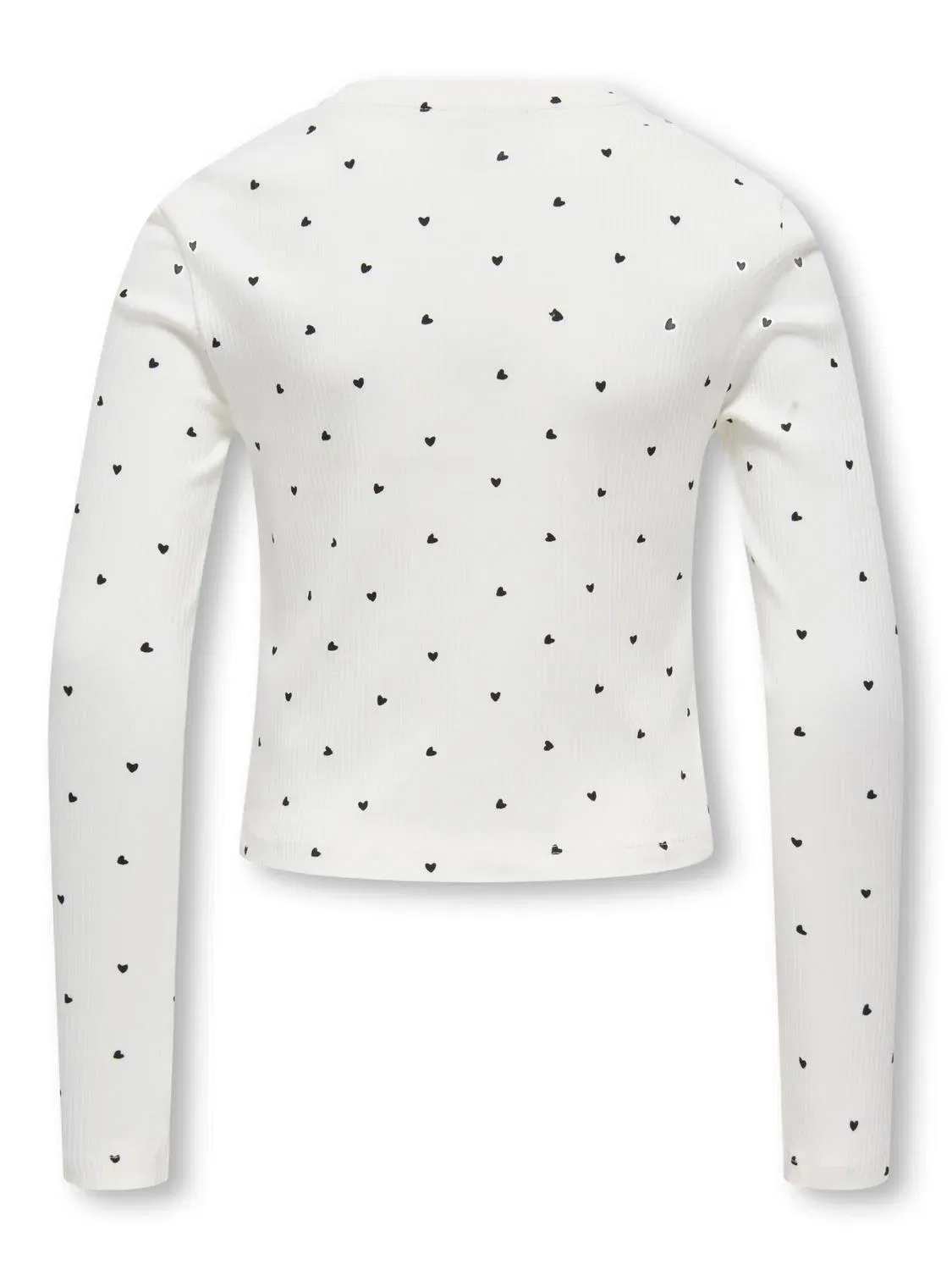 Лонгслив Slim Fit Kogbella Mini Bio Kids Only, белый — фото 3