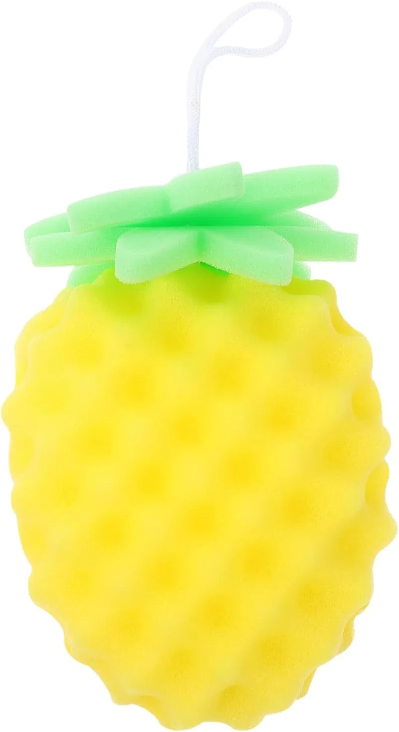 Спонж для ванны, скраб-мочалка, HAKIDZEL, 1 шт, 15 г, Yellow