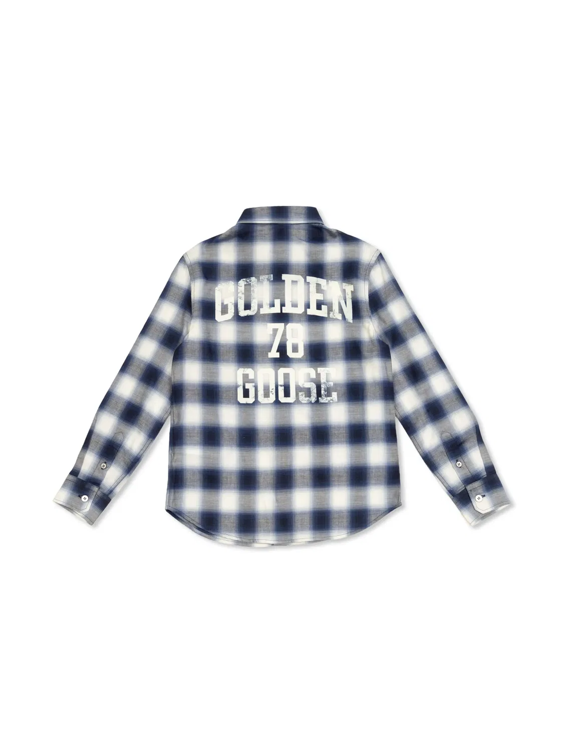 Golden Goose Рубашка для мальчиков синего цвета — фото 4