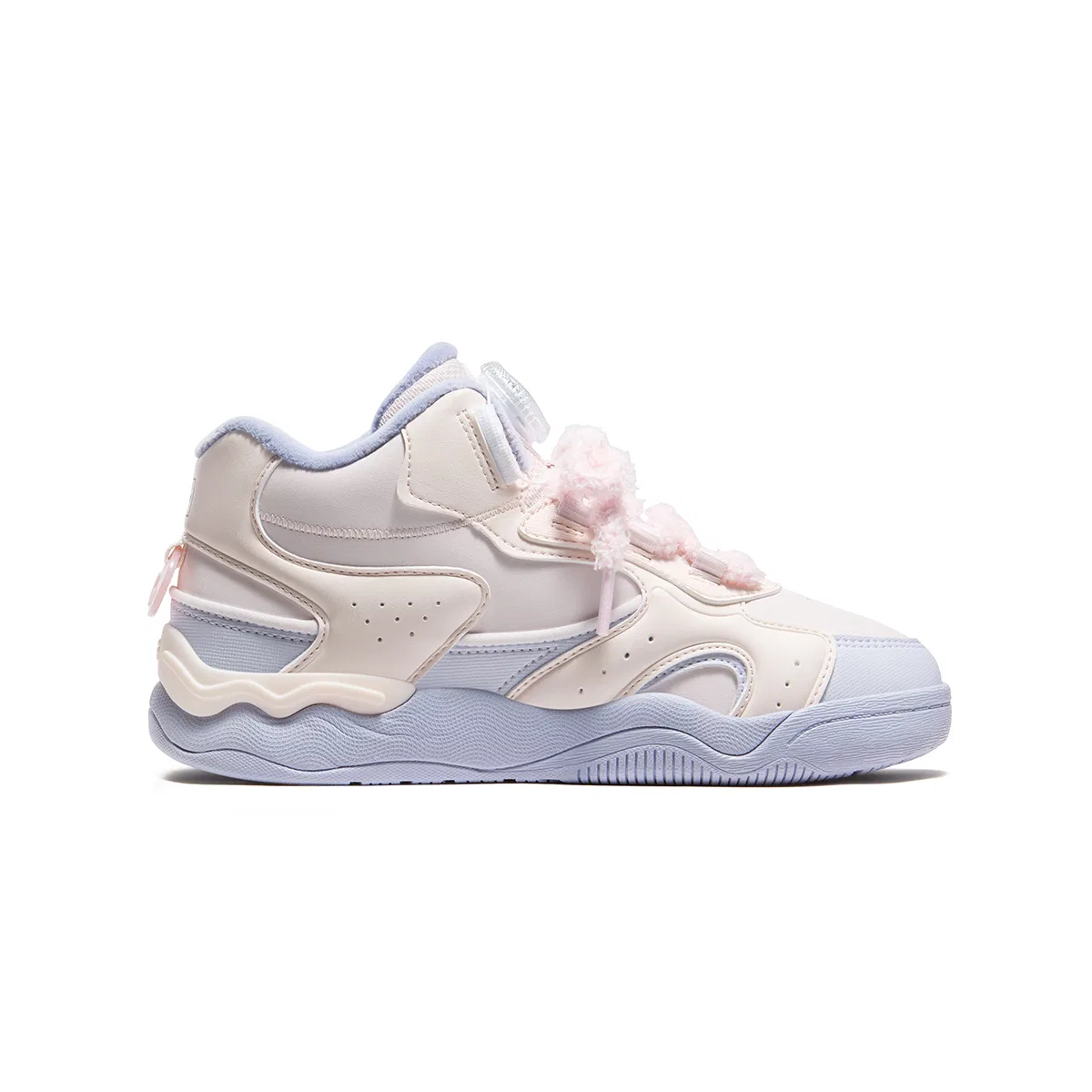 Детские кроссовки для скейтбординга с закрытым носком FILA KIDS, Calcite Pink/Sunny Lilac — фото 3