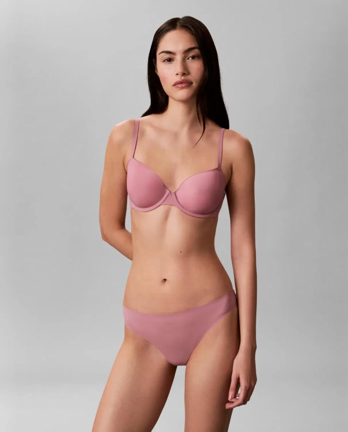 Женские трусы из микрофибры Calvin Klein, Rosa — фото 2