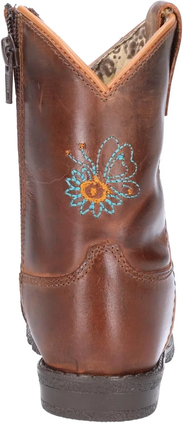 Детские ковбойские сапоги для девочек Florence Brown Leather Smoky Mountain Boots, Florence — фото 3