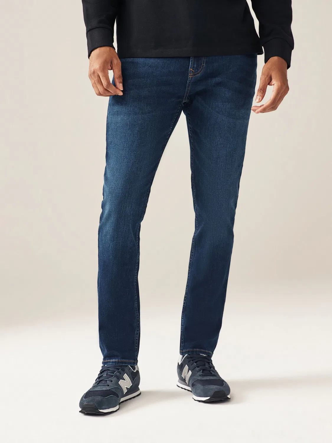 Джинсы классические скинни, модель Classic Stretch Next, синий