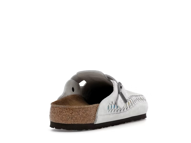 Мюли Birkenstock x Kith Boston Braided, белый — фото 4