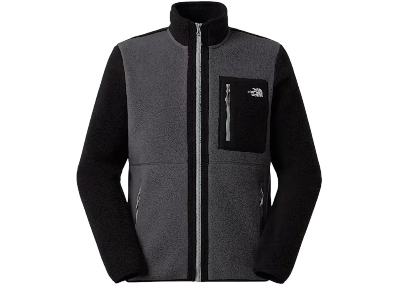 Детская куртка-флис с полной застежкой-молнией The North Face, Grey/Black