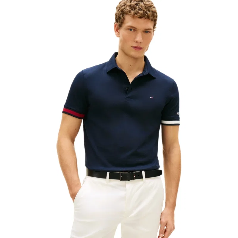Поло мужское Tommy Hilfiger, Navy Blue DW5 — фото 4