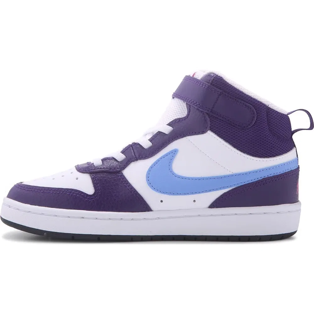 Детские высокие кроссовки Court Borough Mid 2 Nike, Purple/Blue — фото 3