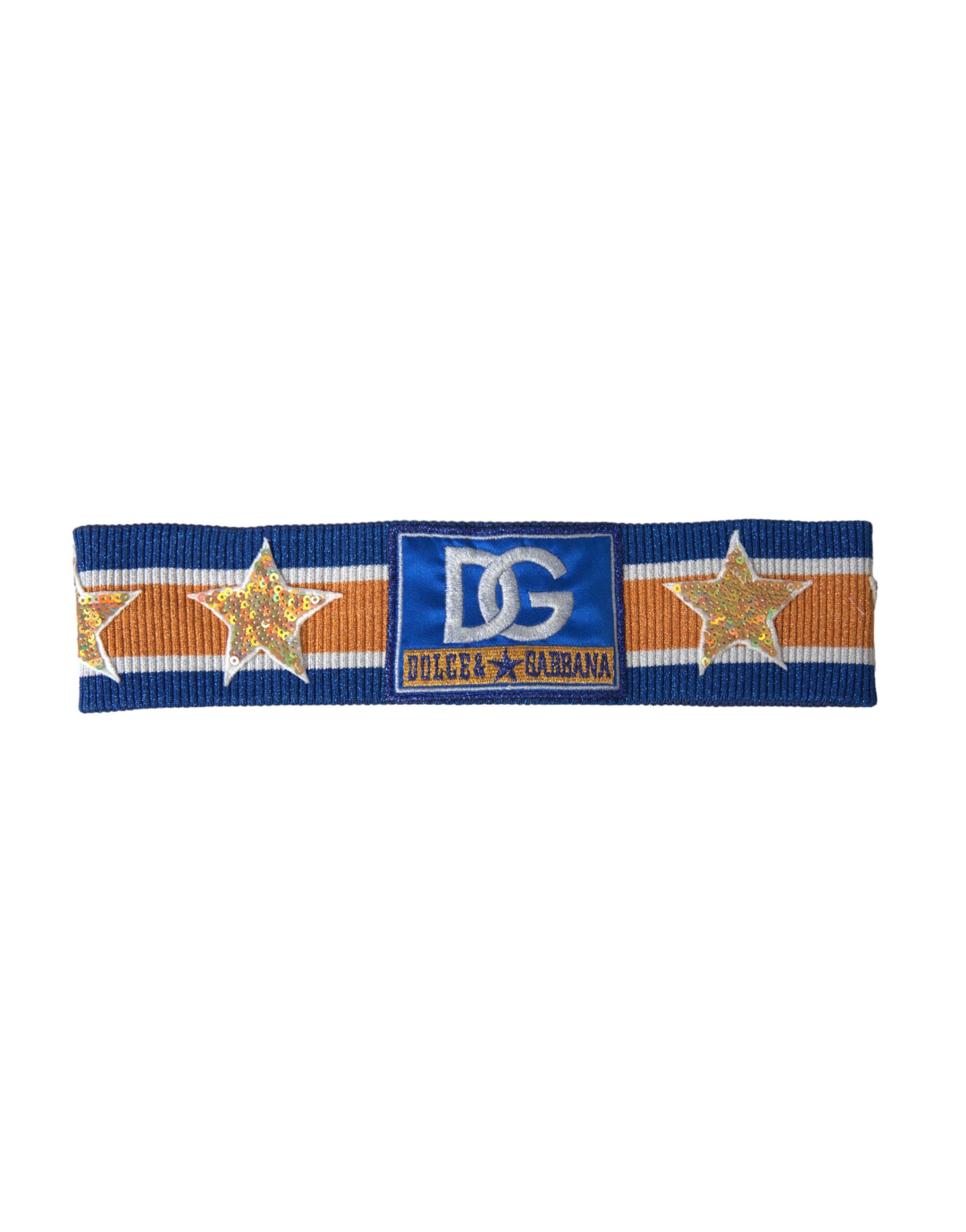 

Разноцветная повязка на голову DG Star Sequin Hat Men Dolce & Gabbana