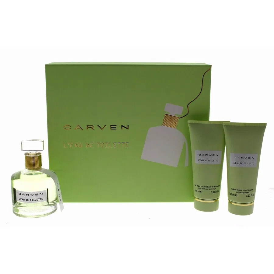 Набор для женщин Carven L Eau Eau De Toilette 100ml Body Milk 100ml Shower Gel 100ml