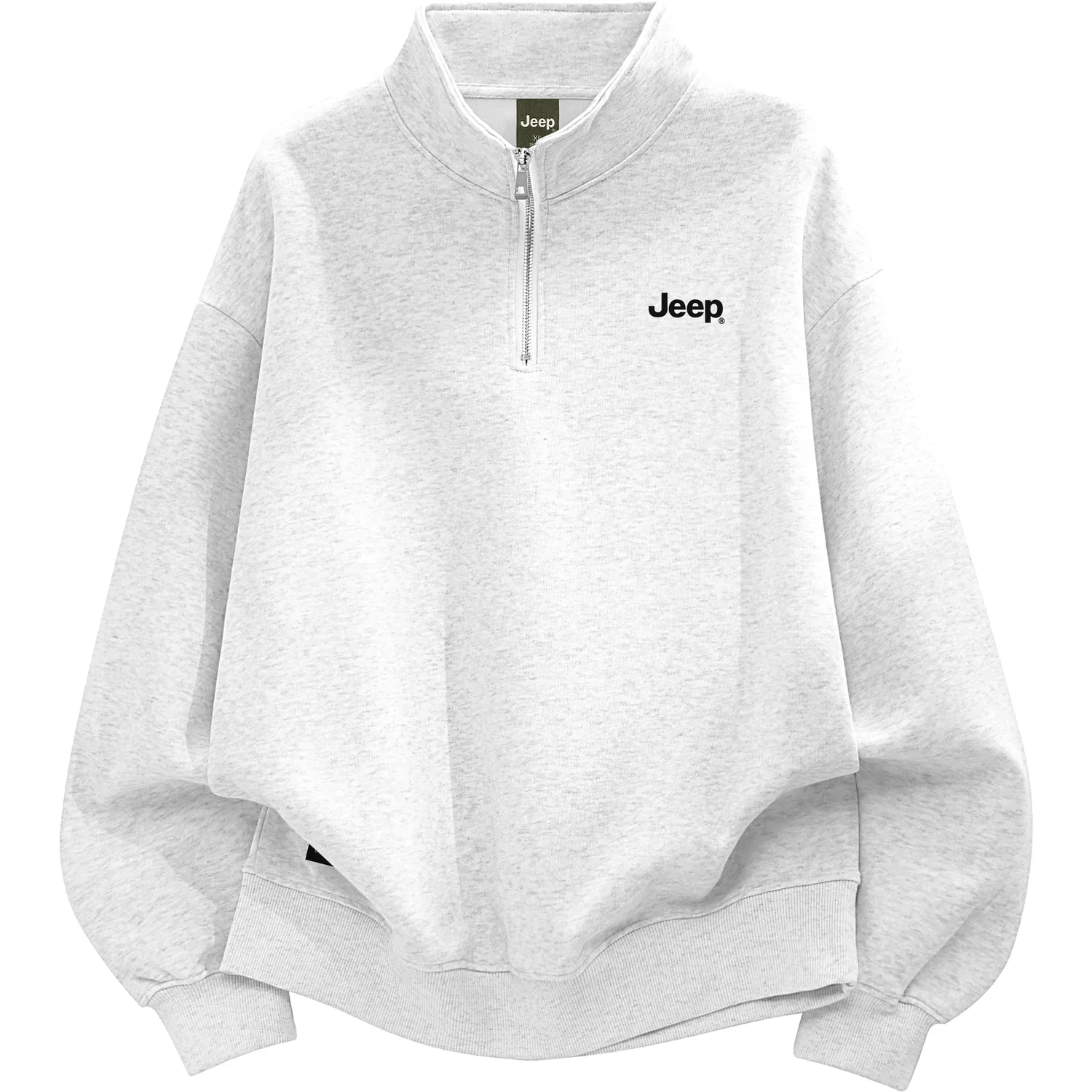 Детский свитшот с принтом Jeep Wrangler, Jeep, Beige Gray