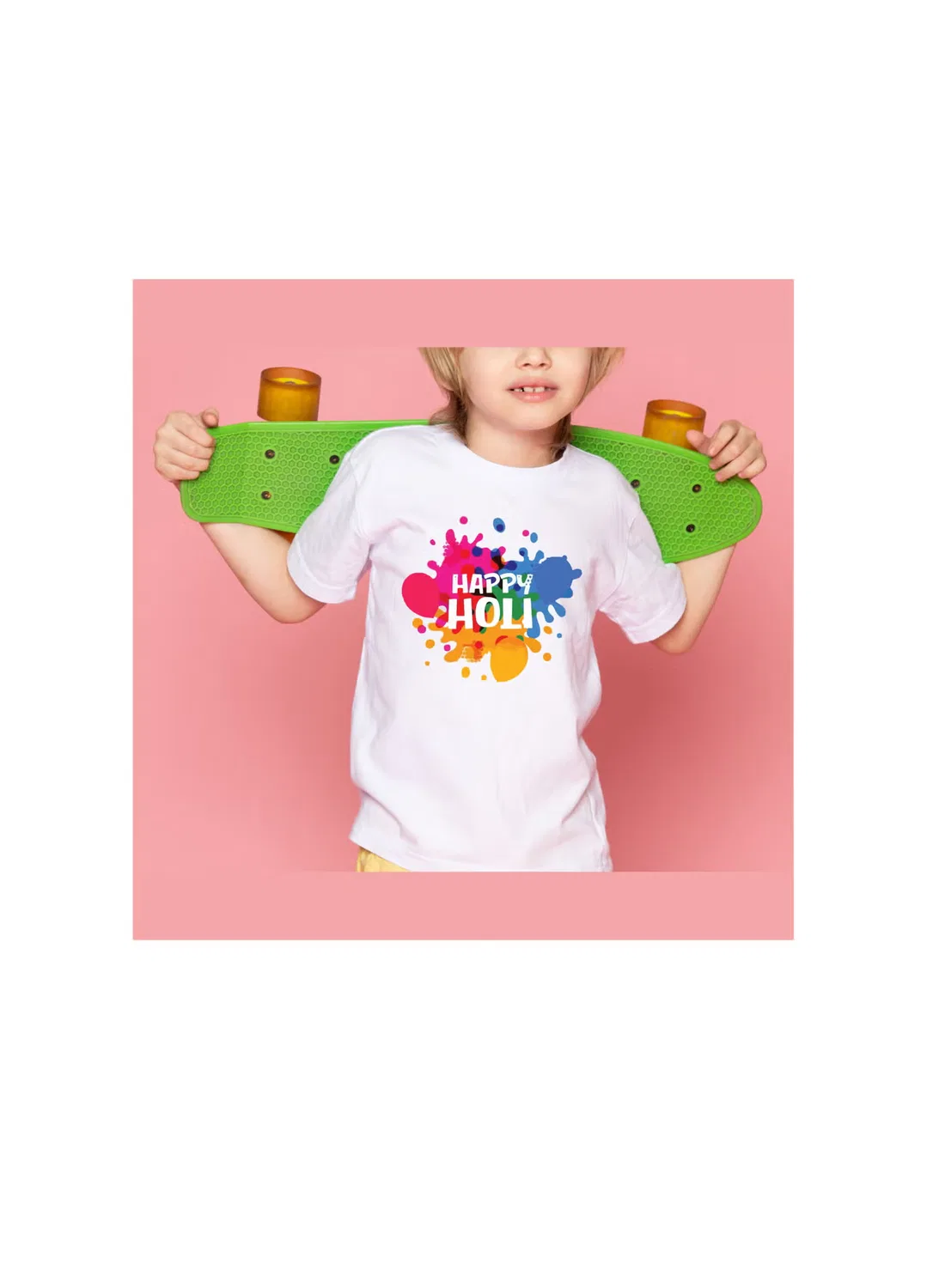 Футболка с принтом хлопковая Holi Printshop4Me, дизайн 1 — фото 3