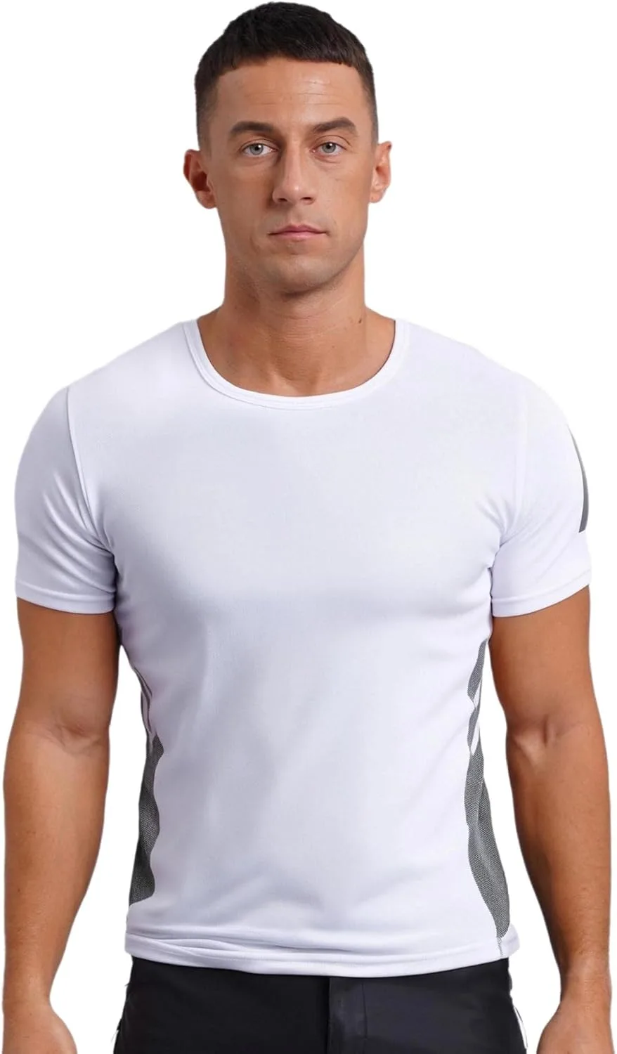 

Футболка Mufeng мужская легкая спортивная с коротким рукавом