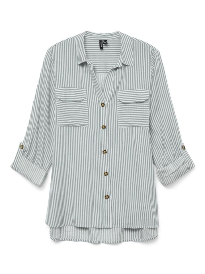 

Блуза Vero Moda Langarmbluse, цвет gray mist