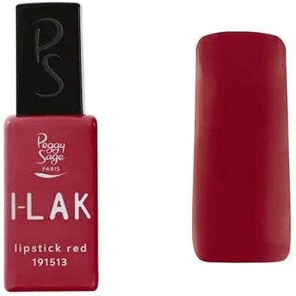 

I-Lak Soak Off Гель-лак для губ Красная 11 мл, Peggy Sage