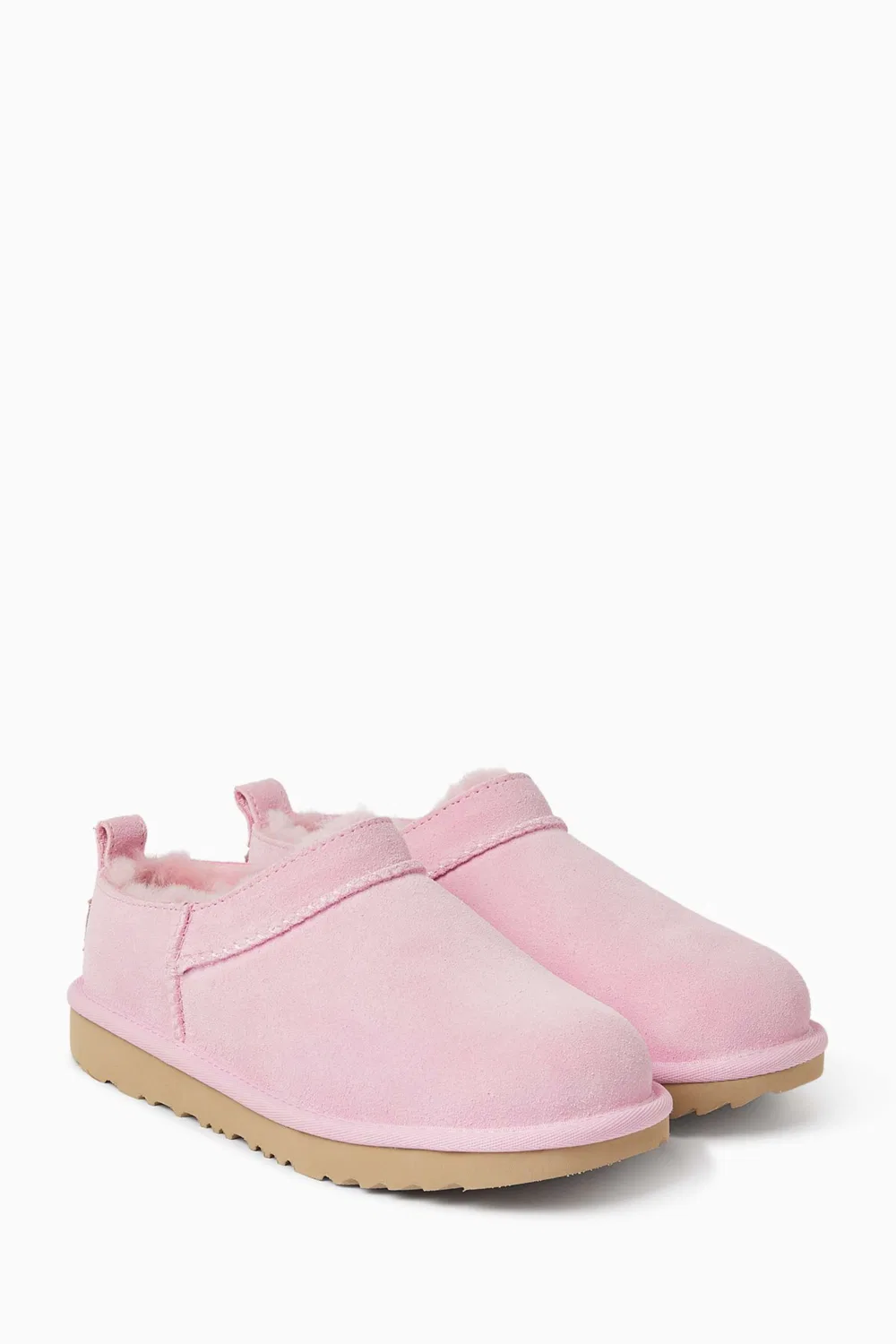 Сандалии классические из замши UGG, розовый