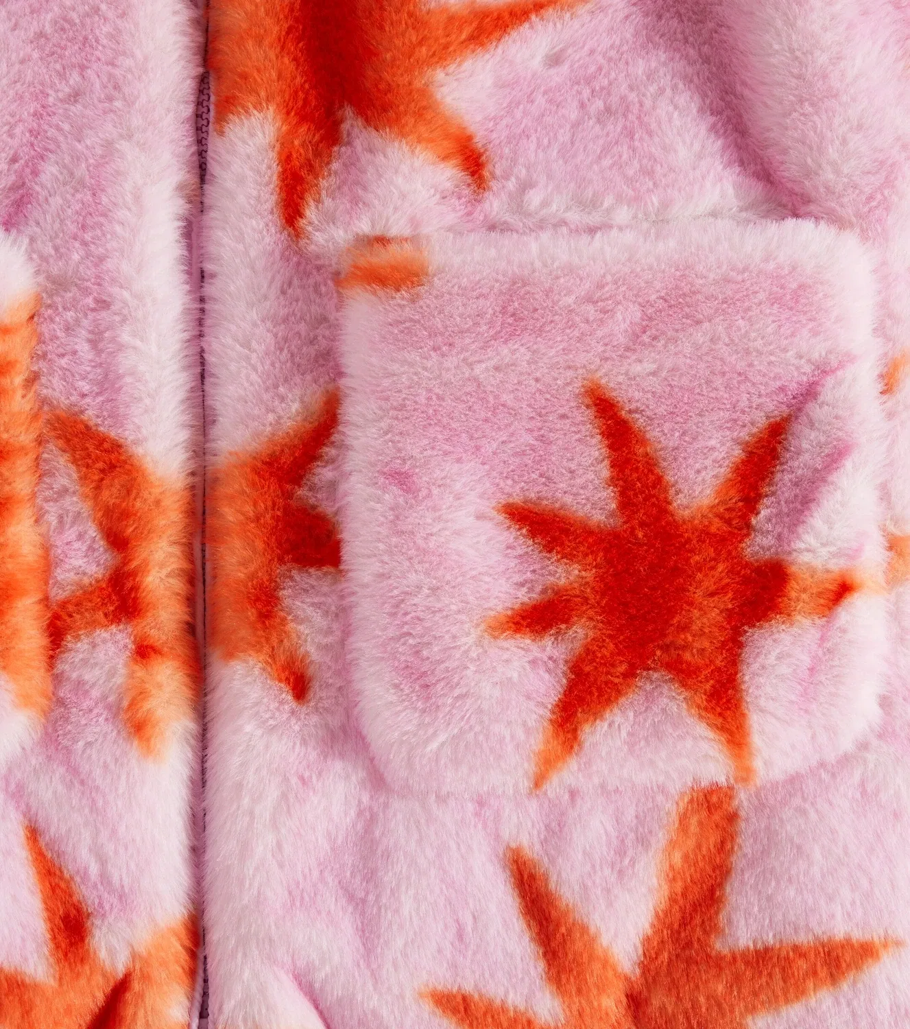 Пальто с принтом Stella Mccartney Kids, розовый — фото 3