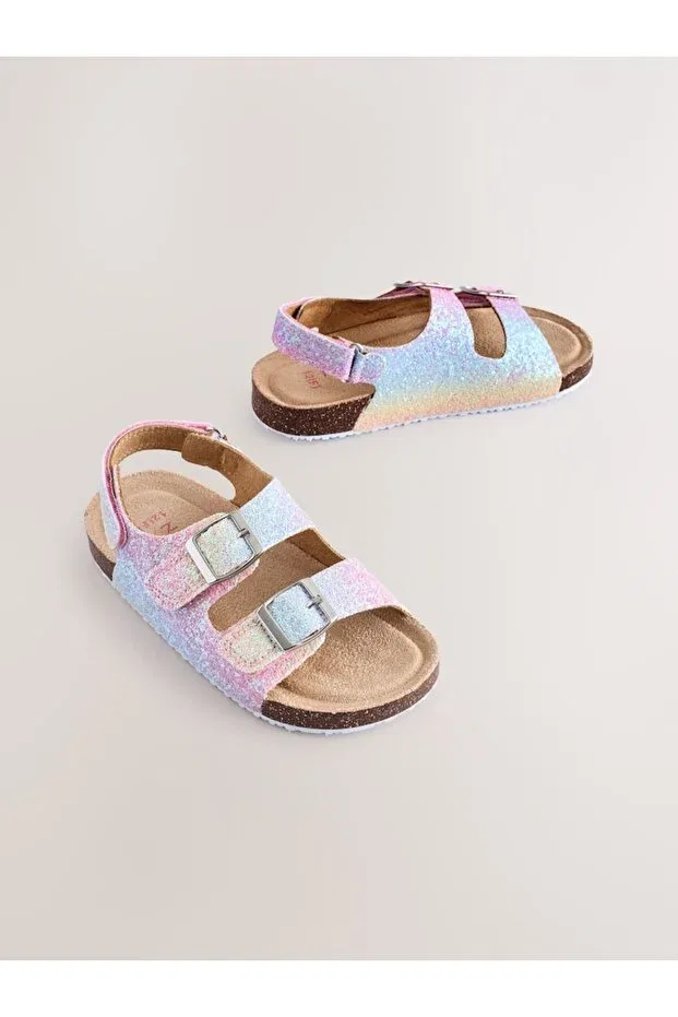 Детские сандалии для девочек с блестками Next Baby, Multicolor