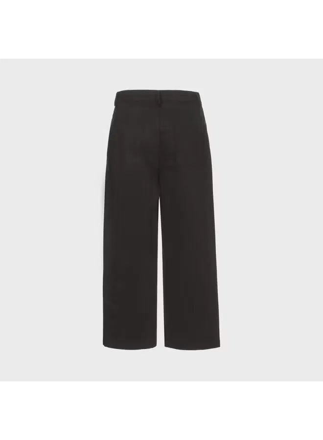 Брюки свободные мягкие универсальные Zara, черный — фото 3