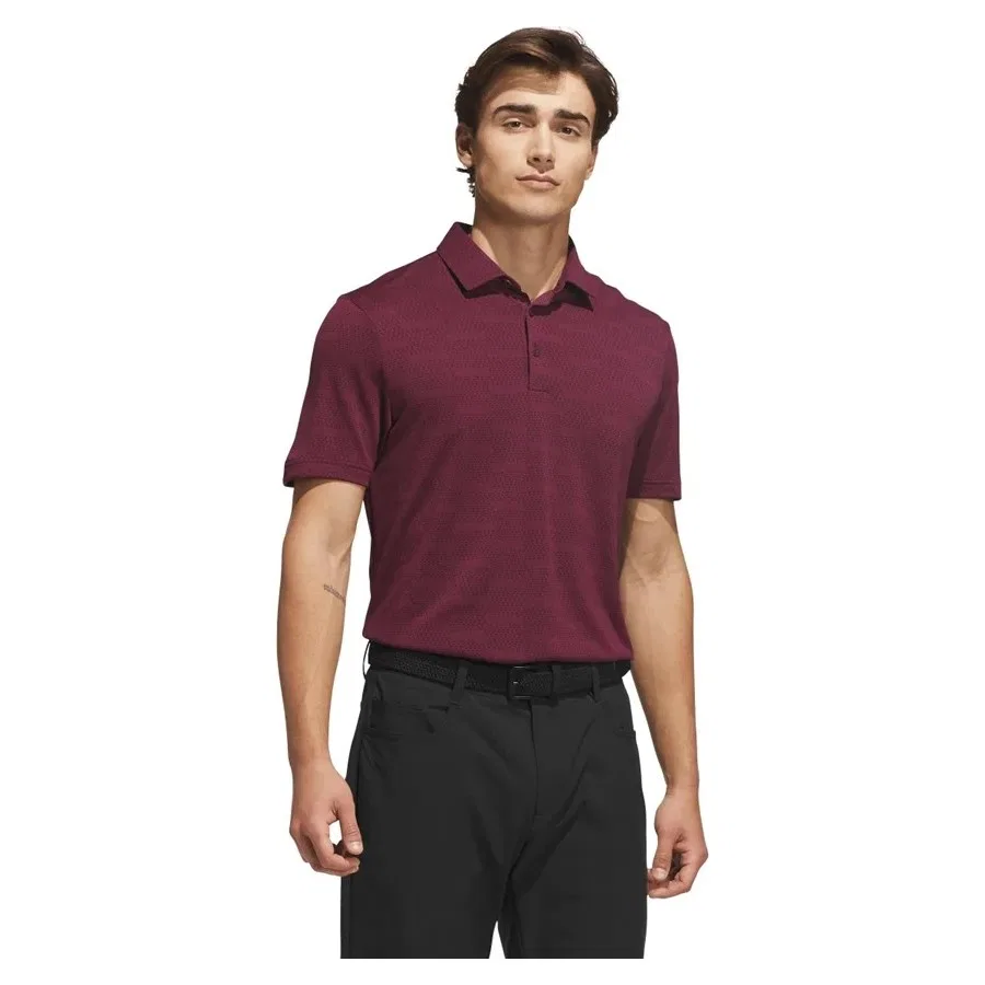 Футболка с жаккардовым узором adidas Ult Jacquard KW1738, Бордовый — фото 3