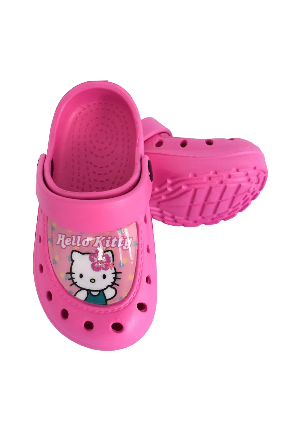 Сабо сандалии pantoletten hausschuhe gartenschuhe - мюли Hello Kitty, Pink — фото 3