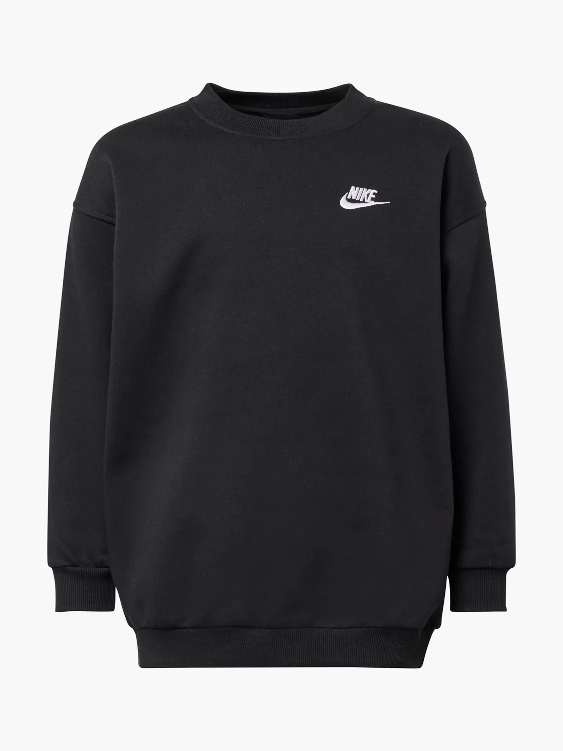 Детский свитшот стандартного кроя Nike, черный