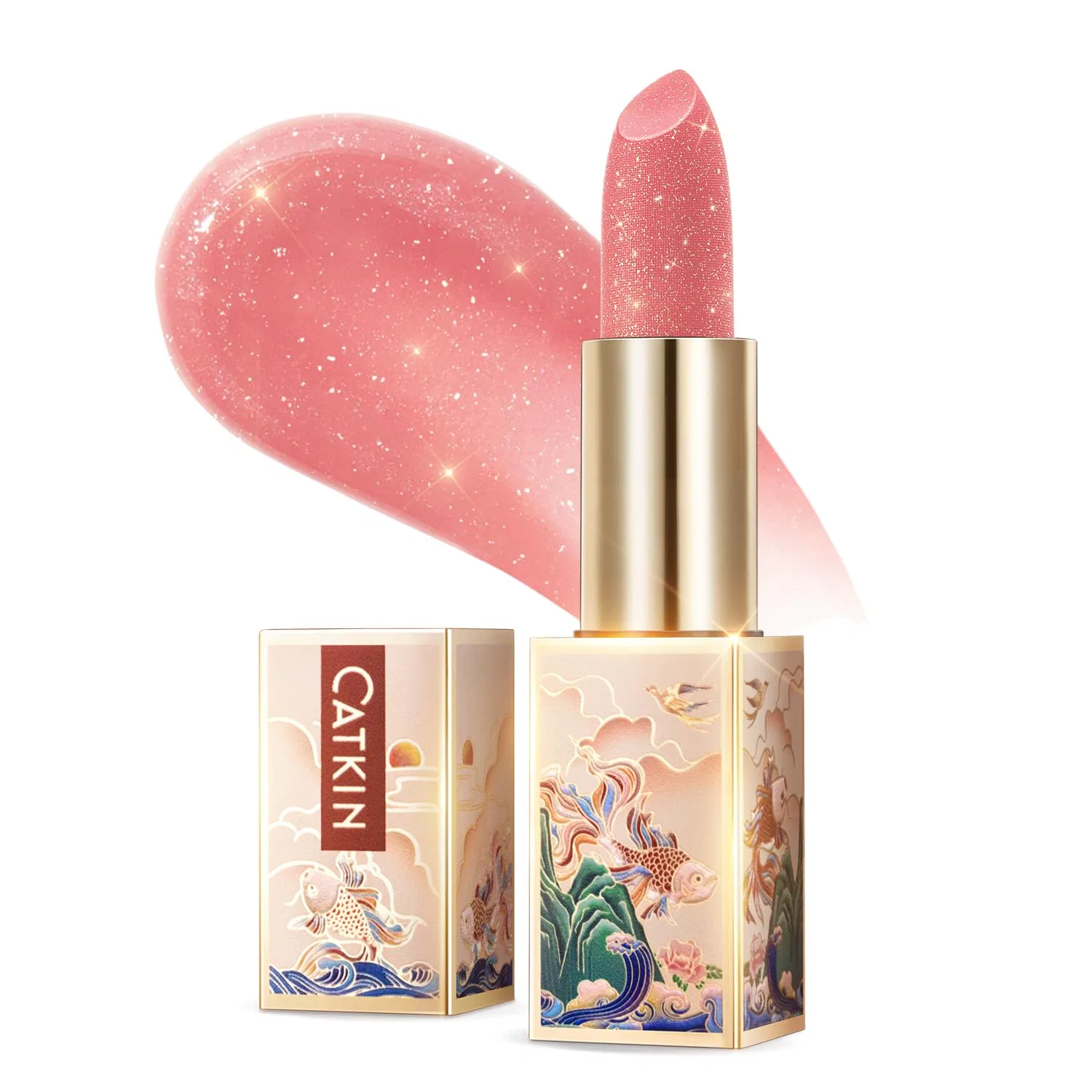 Бальзам для губ CATKIN Natural Tinted Lip Care Classic с витамином E, 3.5 г, 1 x C10 Venus