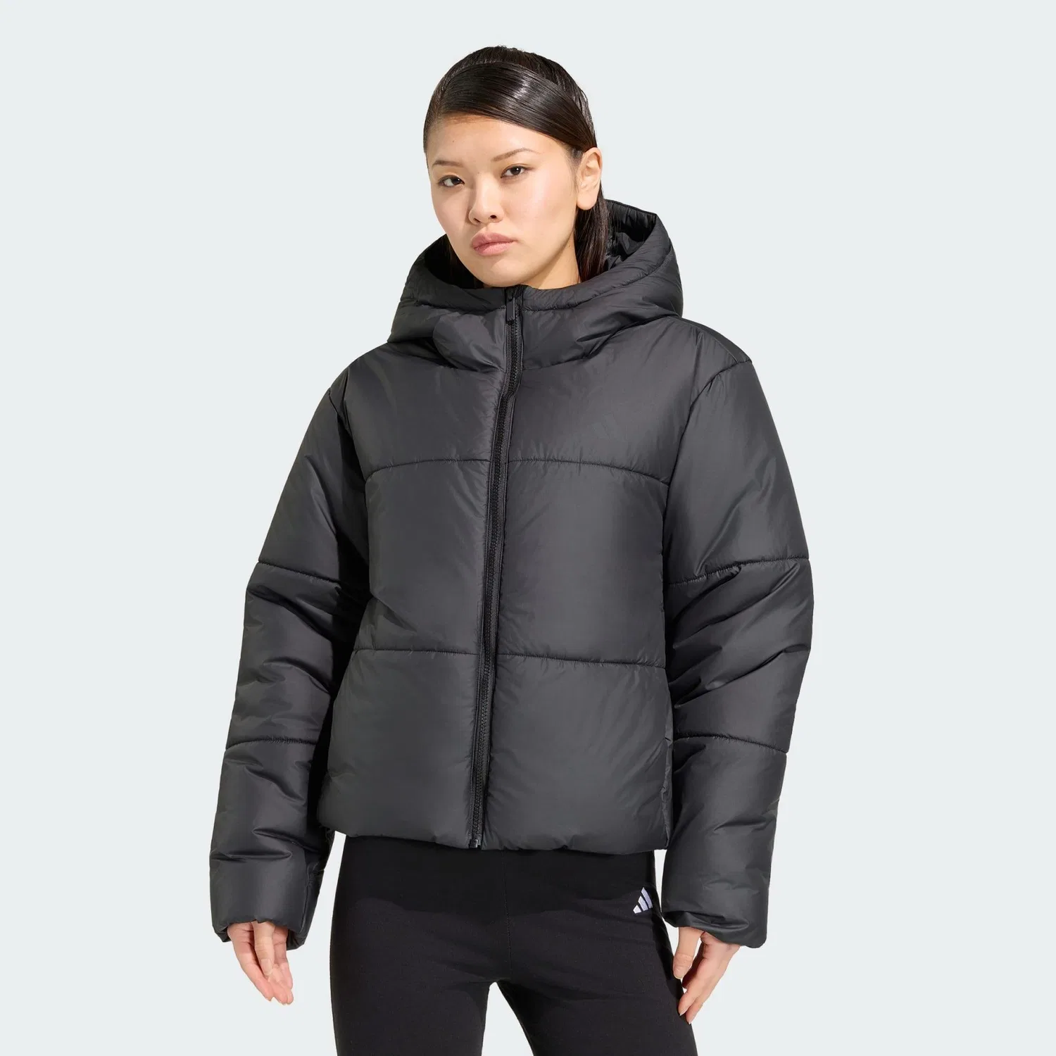 Мужская утепленная куртка Essentials Highloft Puffer Adidas, Schwarz