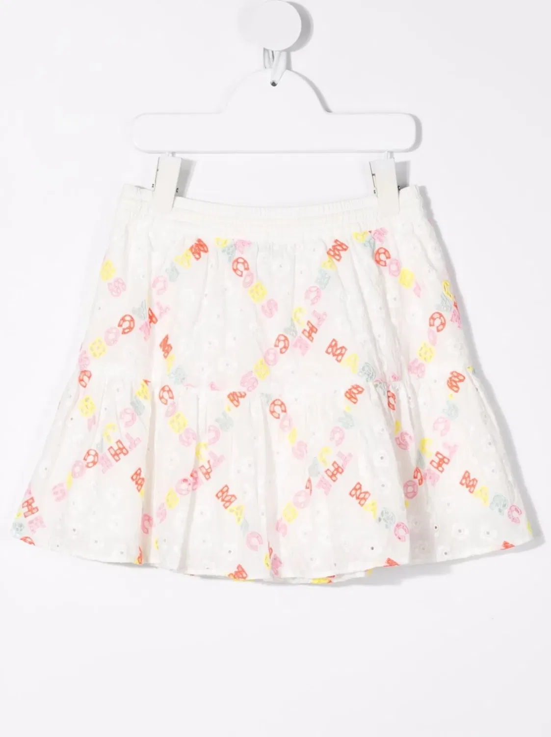 Мини-юбка broderie anglaise Marc Jacobs, белый — фото 3
