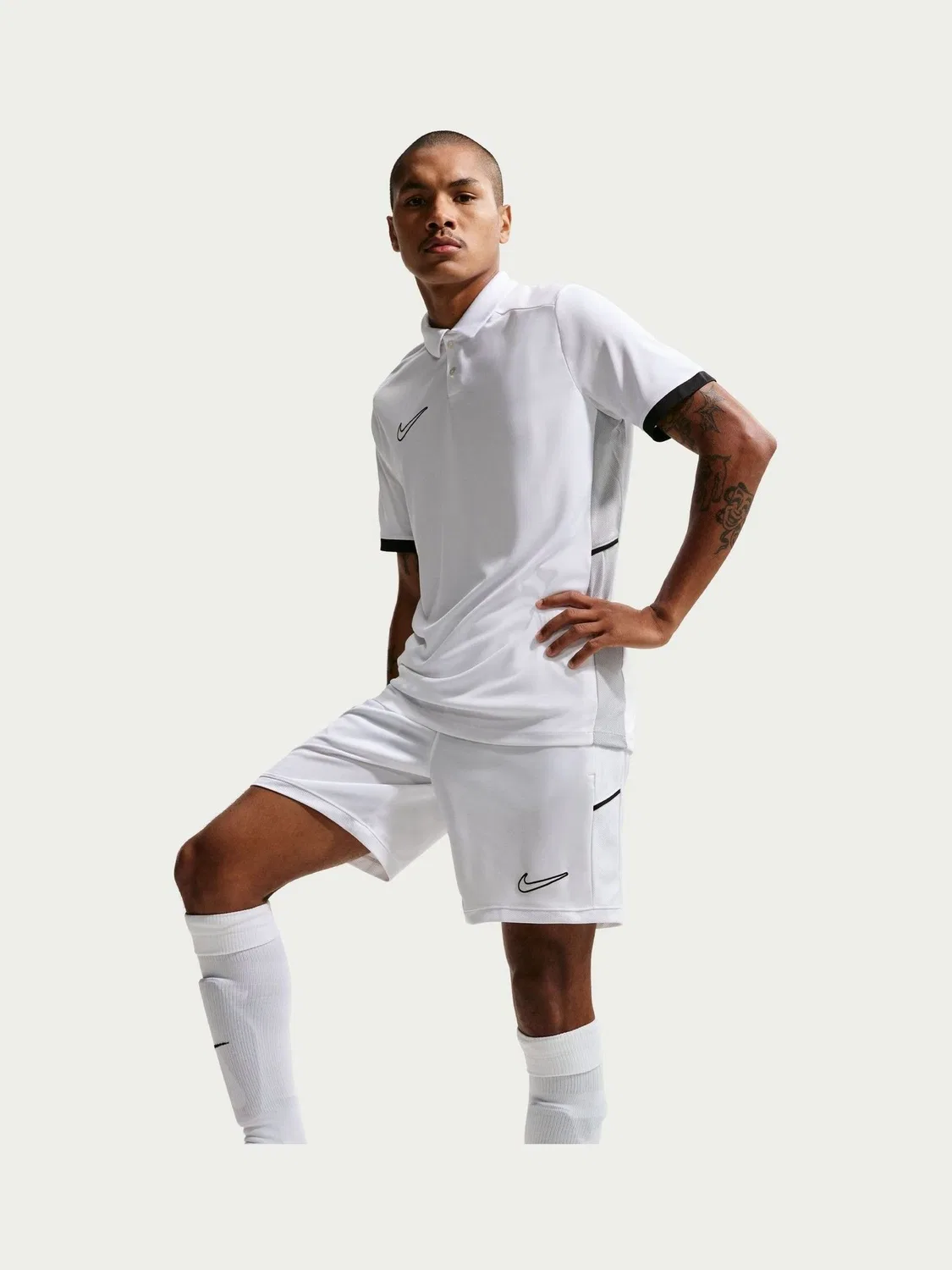 Шорты тренировочные Dri-FIT Academy Nike, белый — фото 4