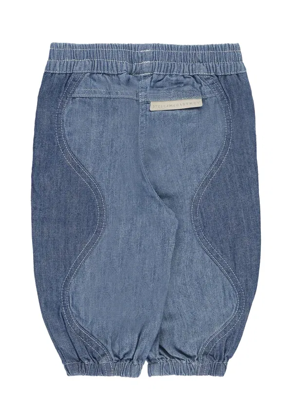 Джинсы деним Unisex - relaxed fit jeans Stella Mccartney Kids, Blu, синий — фото 2