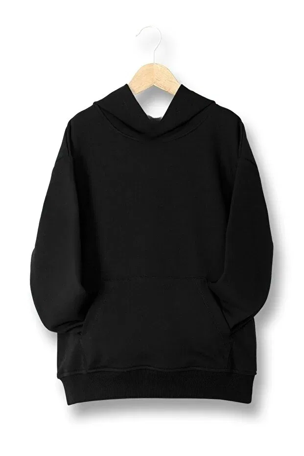 Детское худи для мальчиков хлопковое Ww Waka Waka Kids Store, Black — фото 4