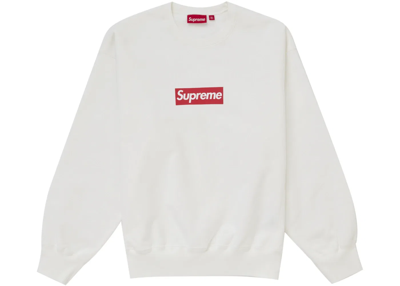 Мужской свитшот с принтом Crewneck Supreme, White
