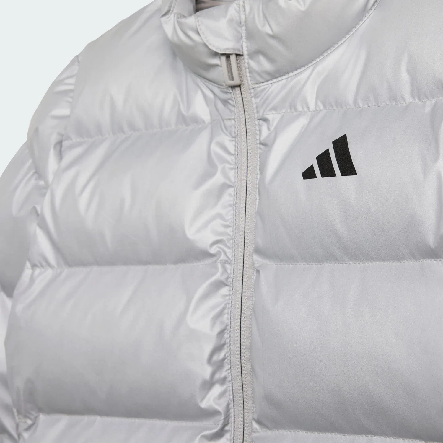 Детская куртка с искусственным пухом Kunstdaunen Glam Adidas, Серебристый Черный — фото 2