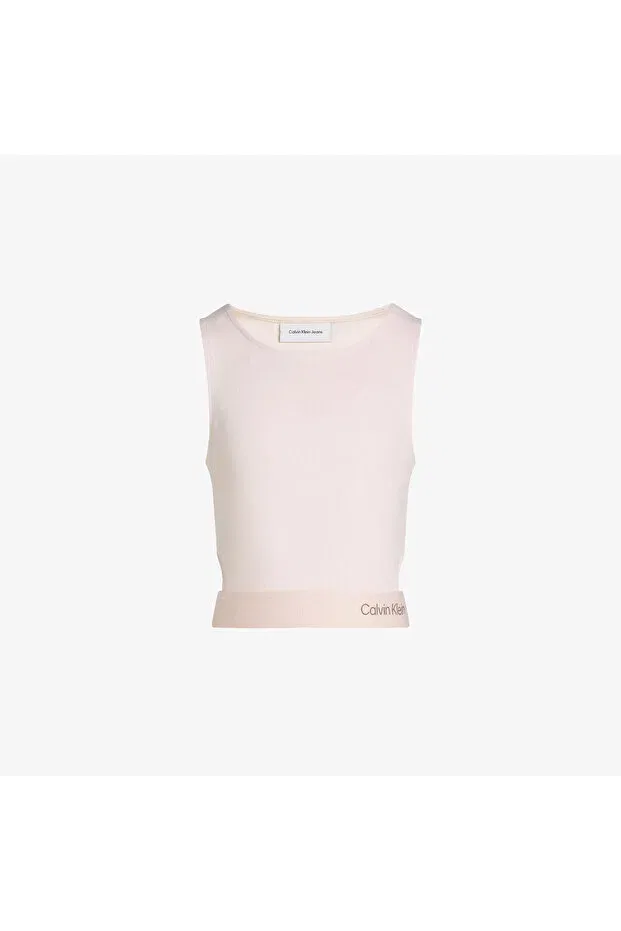 Детская футболка для девочек без рукавов Calvin Klein, Pink — фото 3