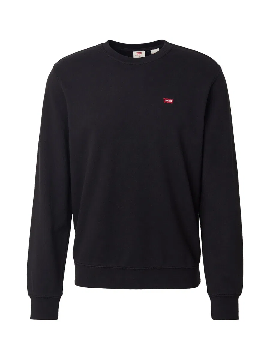 Толстовка LEVI'S стандартного кроя «Original Housemark Crewneck Sweatshirt» черного цвета