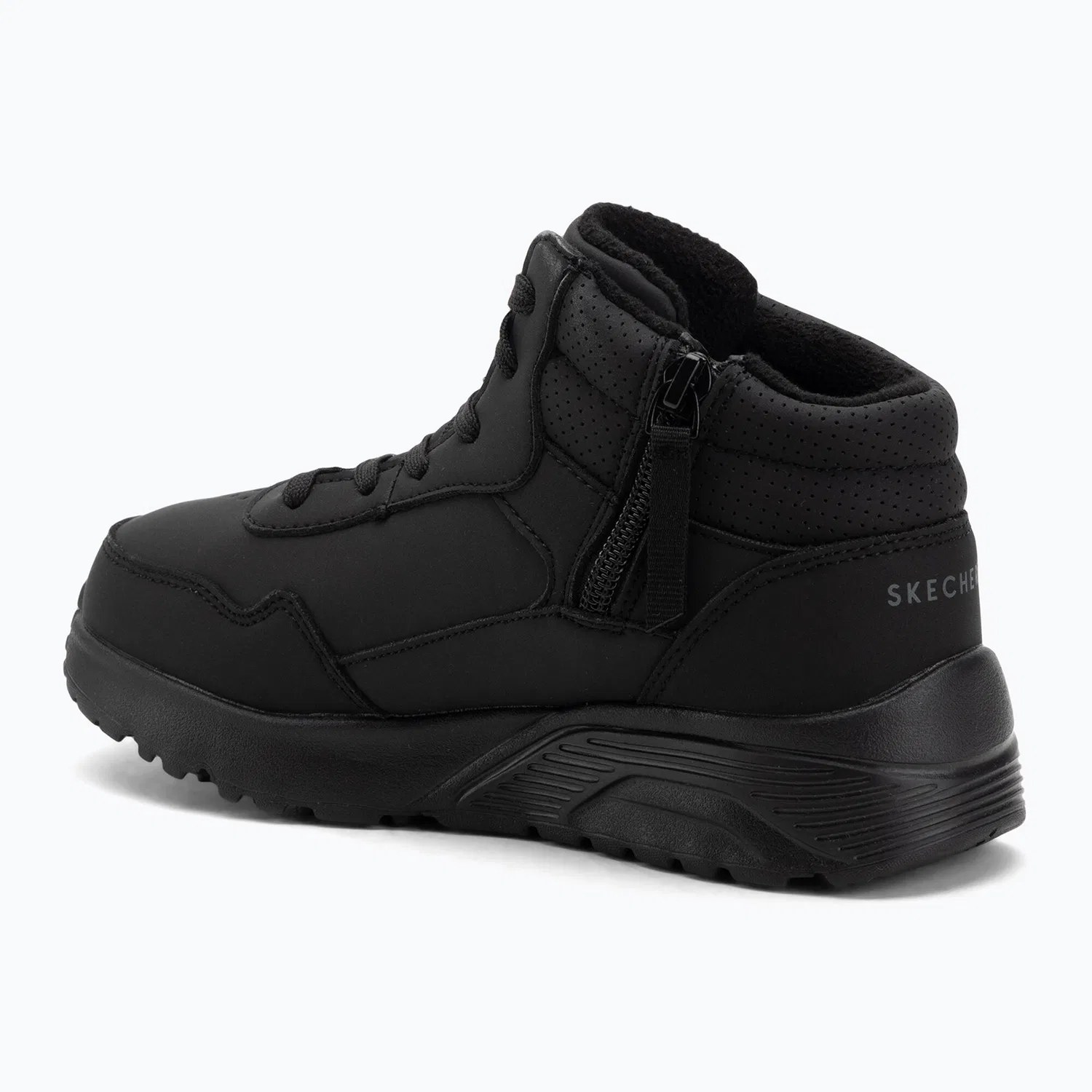 Детские кроссовки с высоким берцем Skechers Uno Lite Aqua Ave, Schwarz — фото 3