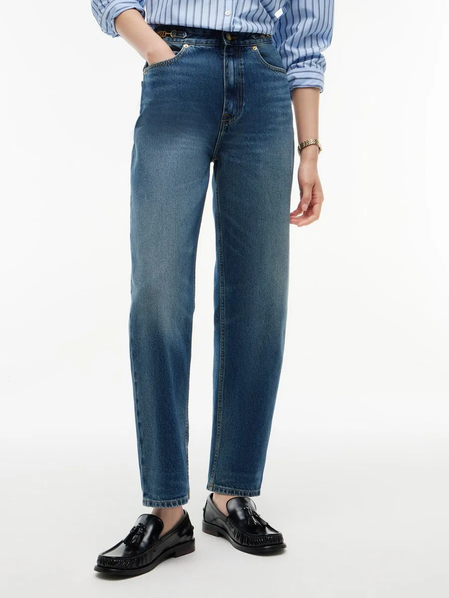 Джинсы TOMMY HILFIGER Regular Jeans 'JACKIE' синего цвета — фото 2