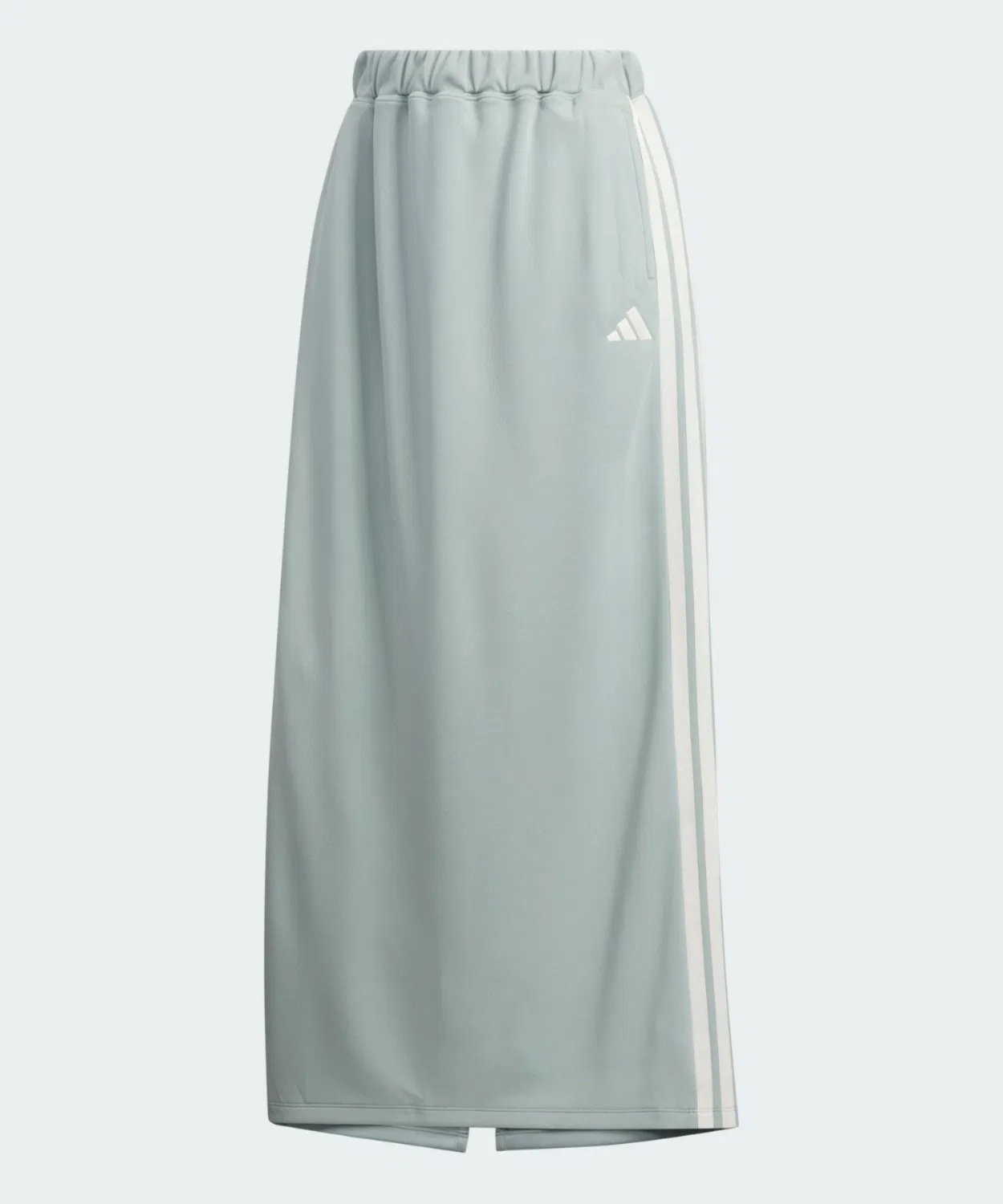 Женская юбка с тремя полосками Climacool Relaxed Fit Adidas, Зеленый — фото 4