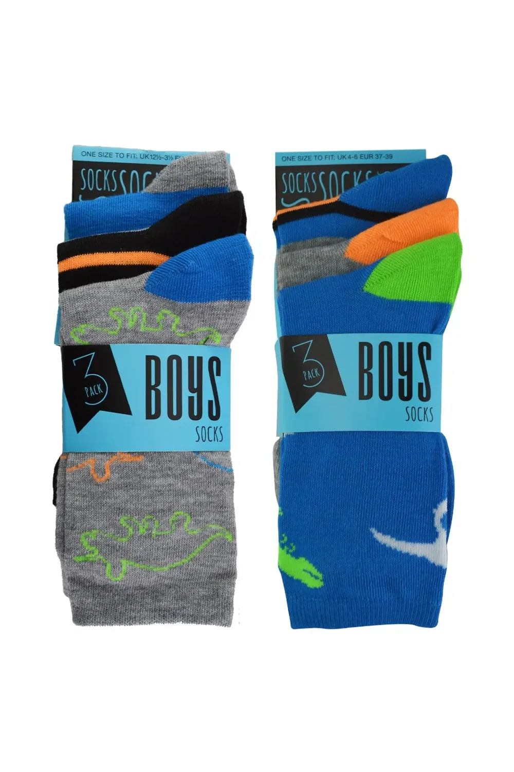 Комплект из 6 пар носков с принтом Sock Snob, Multi — фото 2