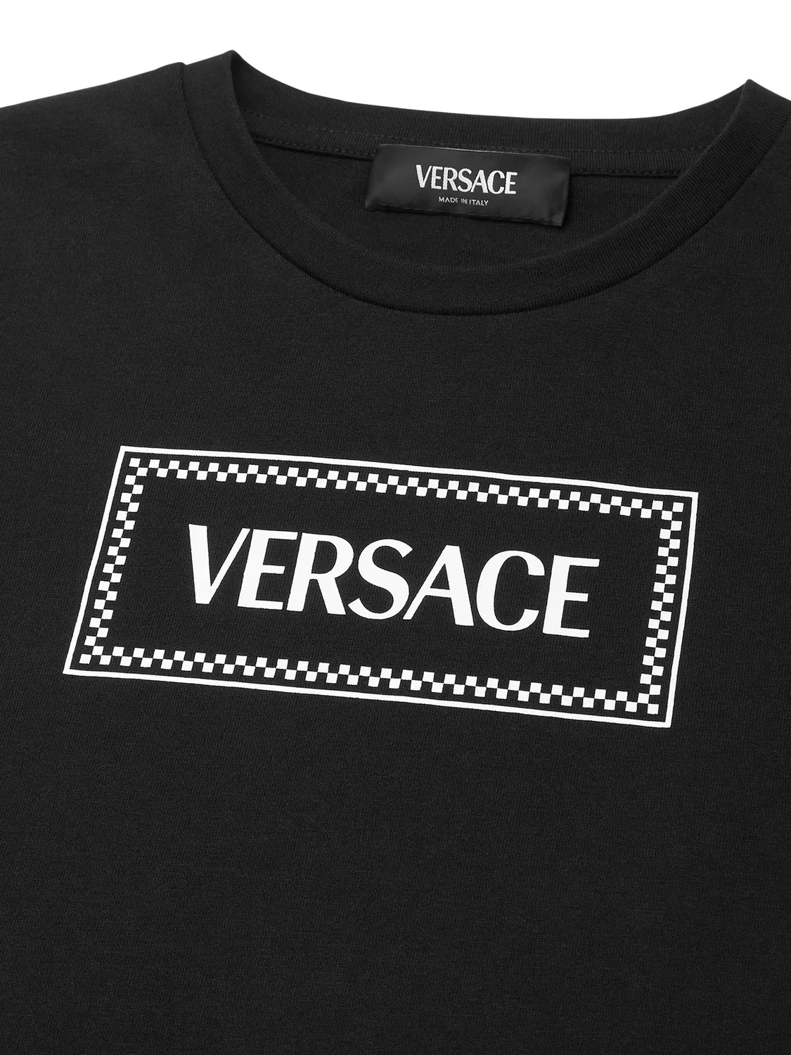 Versace Home Футболка 90s Logo черная — фото 3