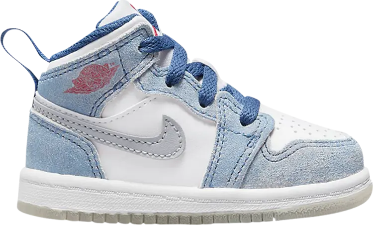 

Кроссовки Air Jordan 1 Mid SE TD French Blue, синий