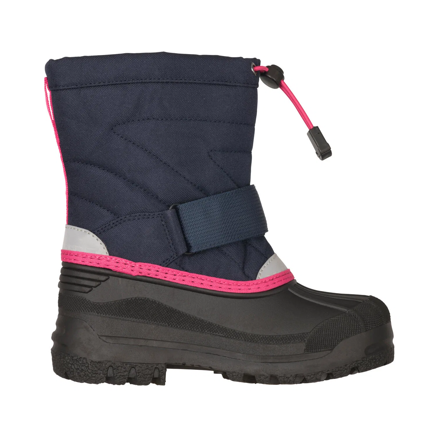 Детские зимние ботинки с утяжкой Trollkids Kids Telemark Winter Boots PRO, Navyblau / Rosa — фото 2