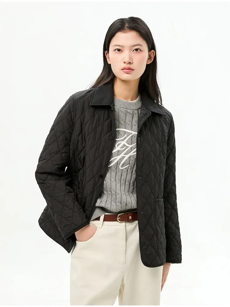 Куртка Diamond Slim Quilted TOMMY HILFIGER, Black