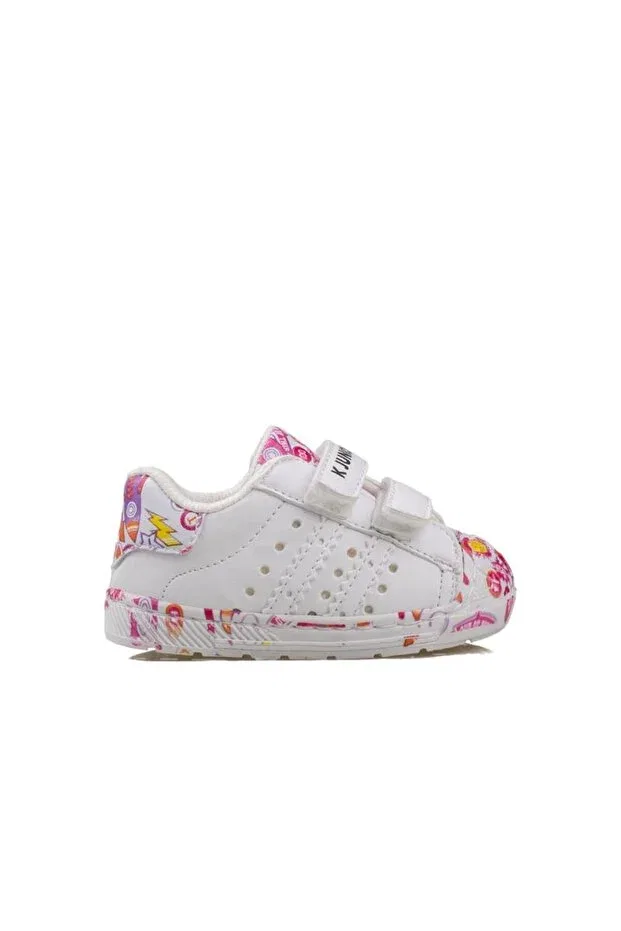 Детские кроссовки для девочек из искусственной кожи Fuchsia hero first step baby sneaker Trend Adımlar, Fuchsia