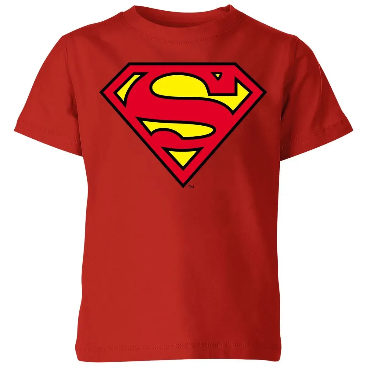 Детская футболка с принтом Superman Shield Zavvi, Red