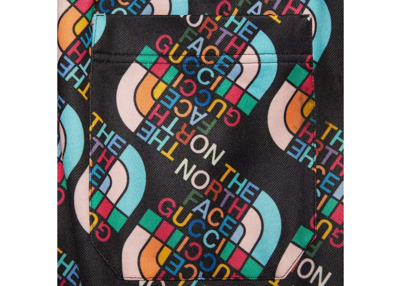 Мужские спортивные штаны с принтом Jogging Pants Gucci, Black/Multicolor — фото 2