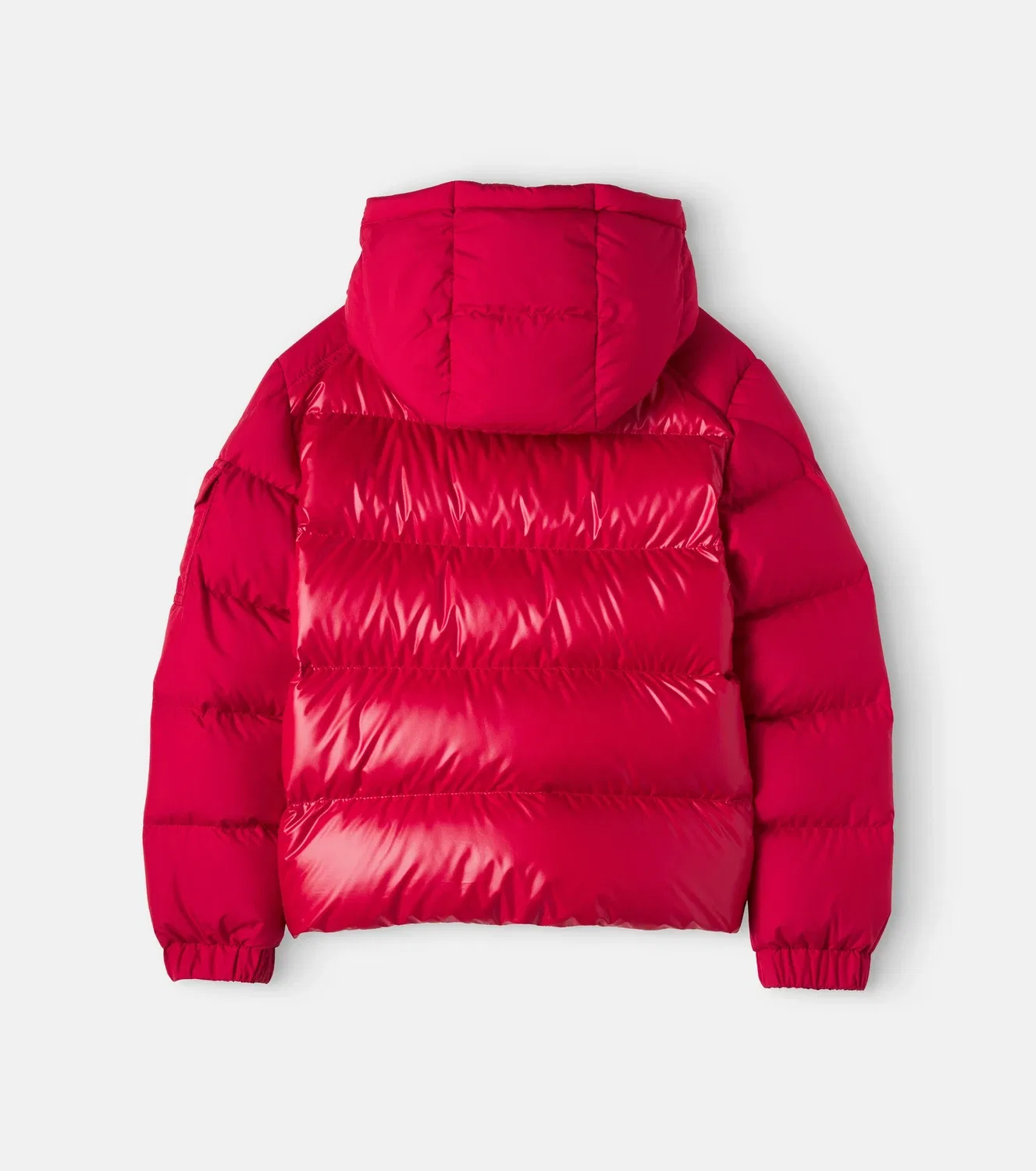 Пуховик с капюшоном Hyoseris Moncler Enfant, красный — фото 3